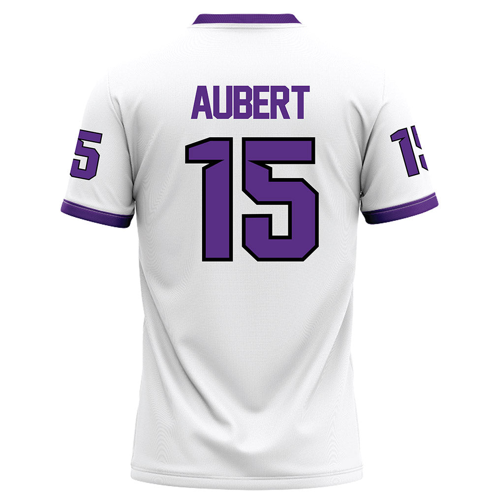 Tarleton State - NCAA Football : Jadan Aubert - White Football Jersey-1