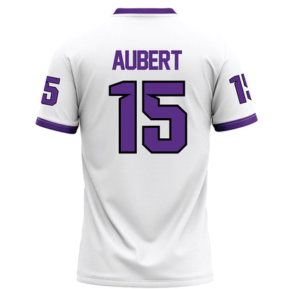 Tarleton State - NCAA Football : Jadan Aubert - White Football Jersey-1