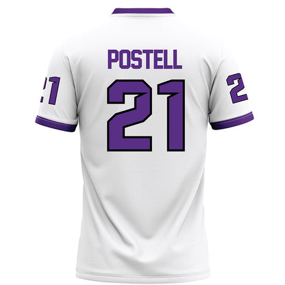 Tarleton State - NCAA Football : Jeremiah Postell - White Football Jersey-1