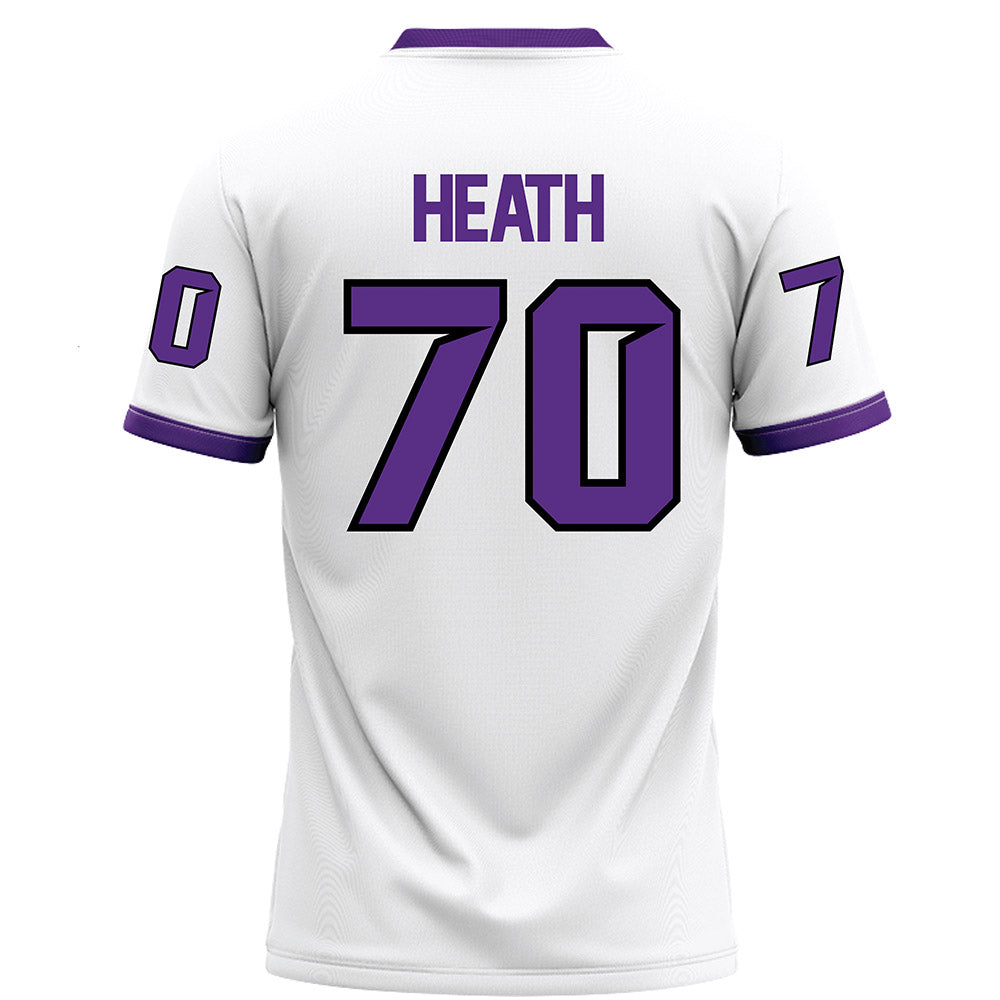 Tarleton State - NCAA Football : Antonio Heath - White Football Jersey-1