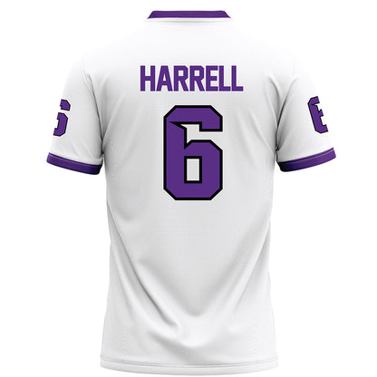 Tarleton State - NCAA Football : Ajai Harrell - White Football Jersey-1