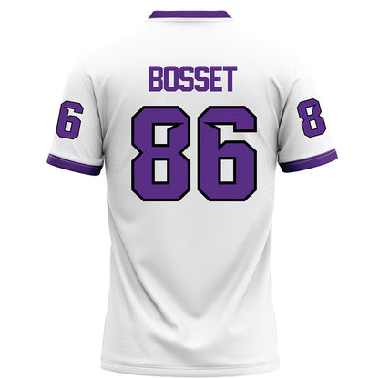 Tarleton State - NCAA Football : Matthew Bosset - White Football Jersey-1