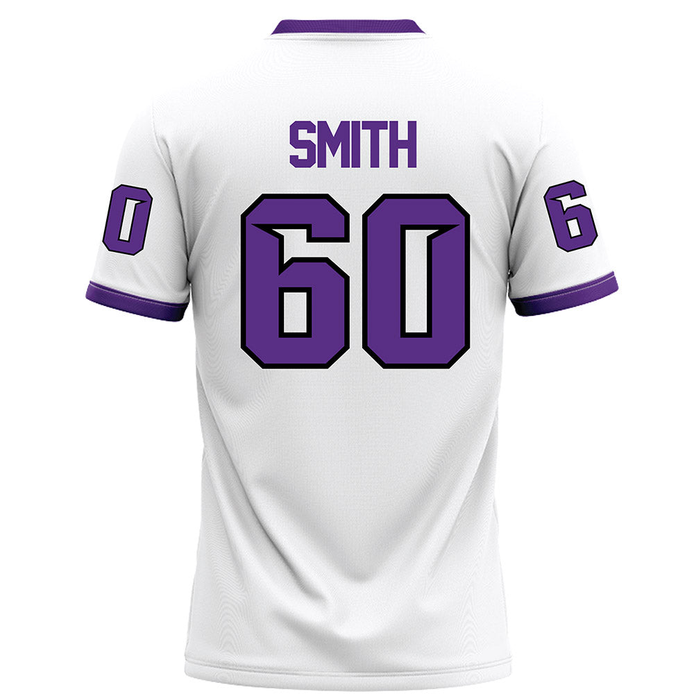 Tarleton State - NCAA Football : Hunter Smith - White Football Jersey-1