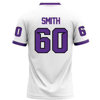 Tarleton State - NCAA Football : Hunter Smith - White Football Jersey-1