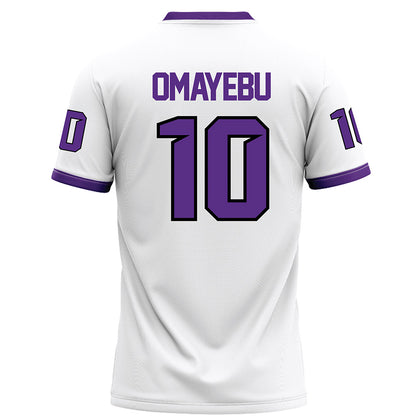 Tarleton State - NCAA Football : Benjamin Omayebu - White Football Jersey