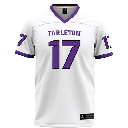 Tarleton State - NCAA Football : Michael Hodge Jr. - White Football Jersey-0