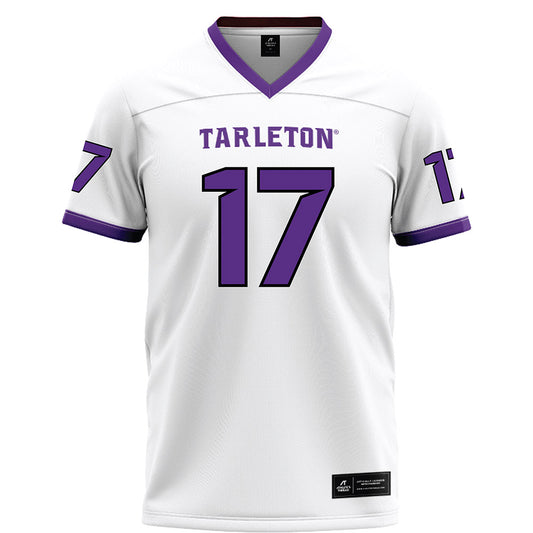 Tarleton State - NCAA Football : Michael Hodge Jr. - White Football Jersey-0