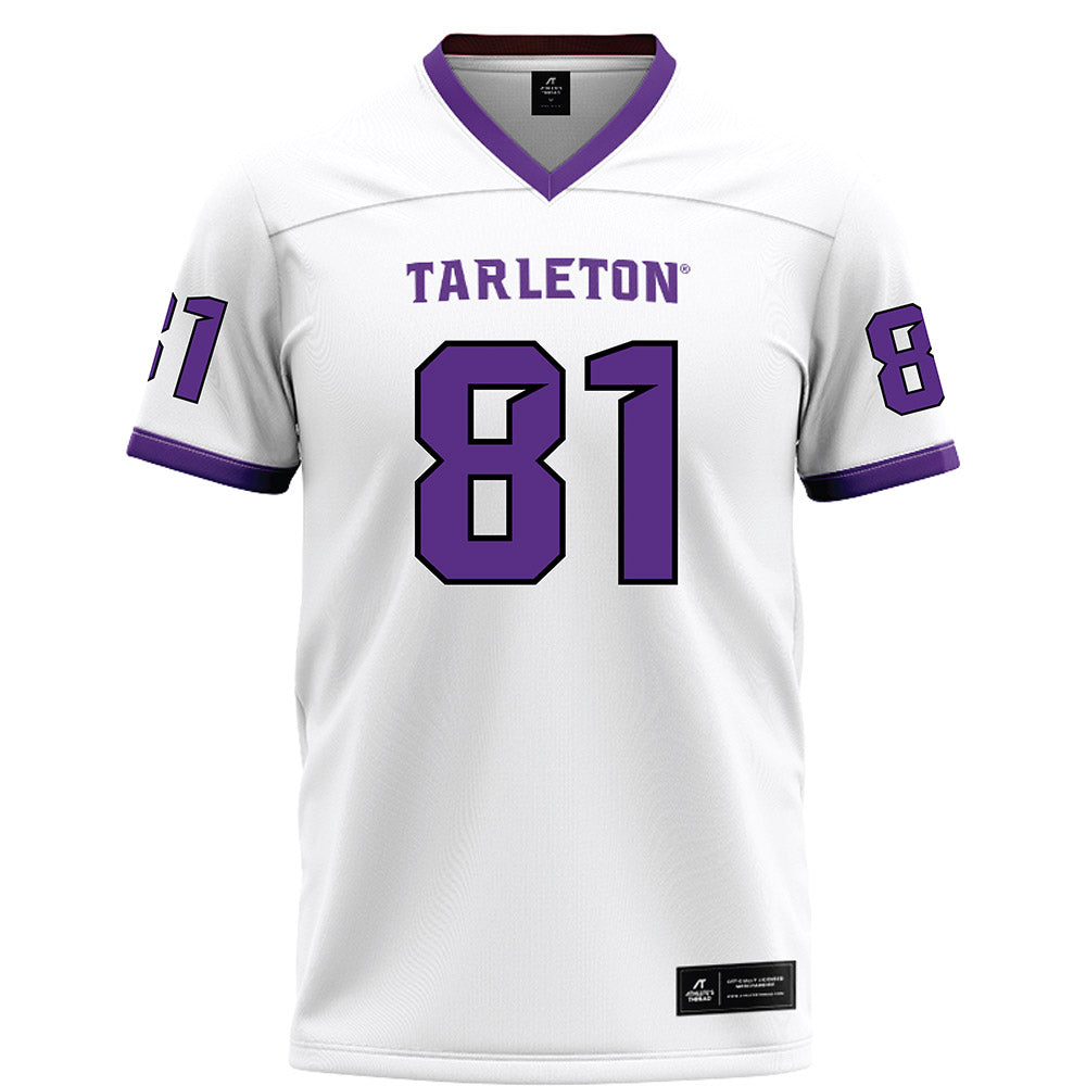 Tarleton State - NCAA Football : Fischer Ohrt - White Football Jersey