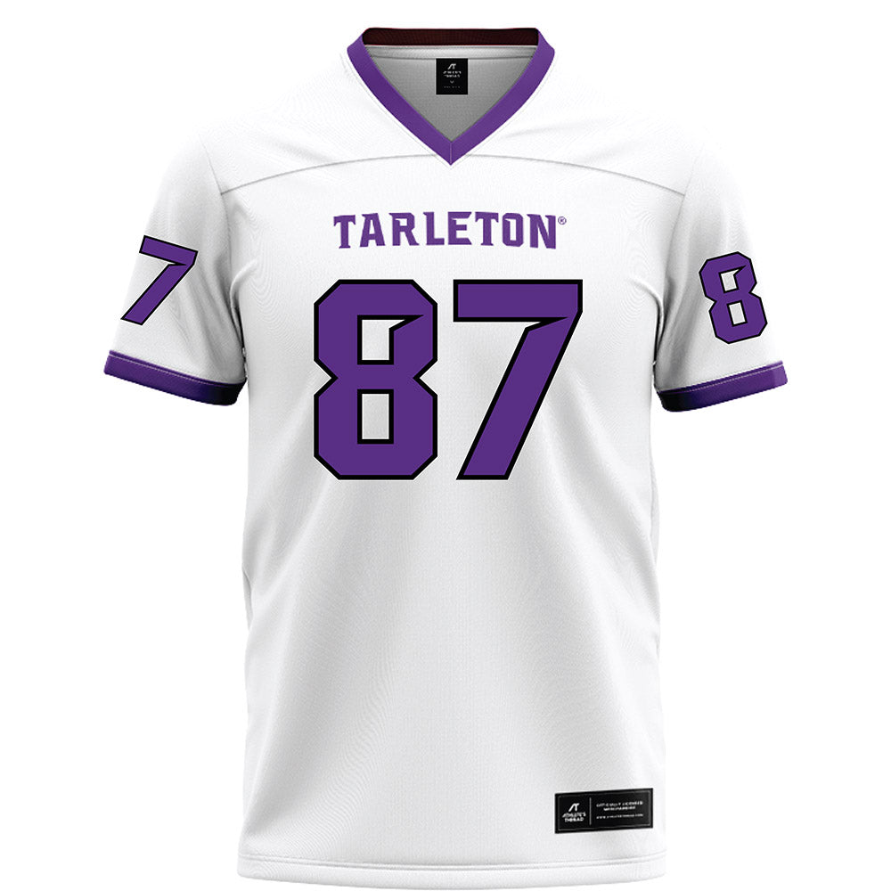 Tarleton State - NCAA Football : Rodrick Weaver Jr - White Football Jersey