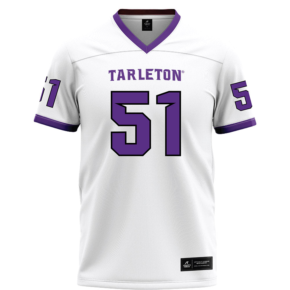Tarleton State - NCAA Football : Dillon Brooks - White Football Jersey