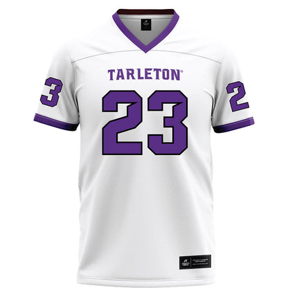 Tarleton State - NCAA Football : Adrian Sargent Jr - White Football Jersey
