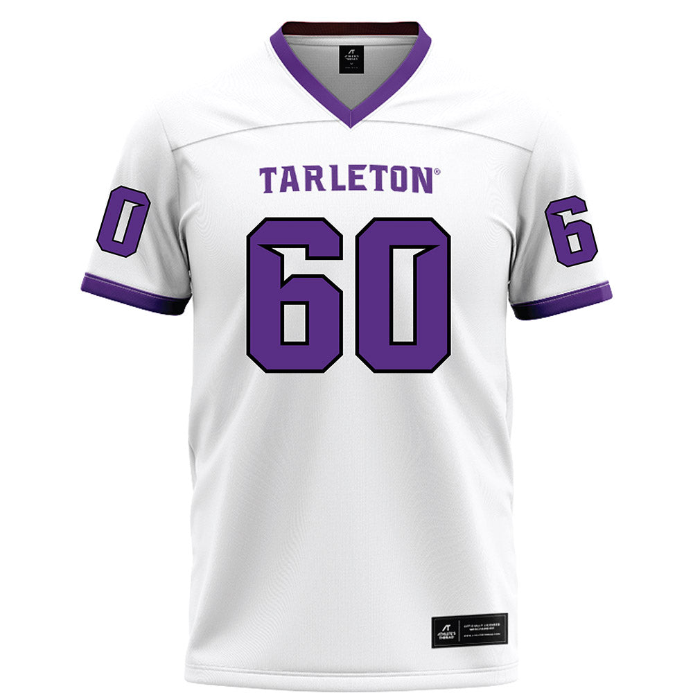 Tarleton State - NCAA Football : Hunter Smith - White Football Jersey-0