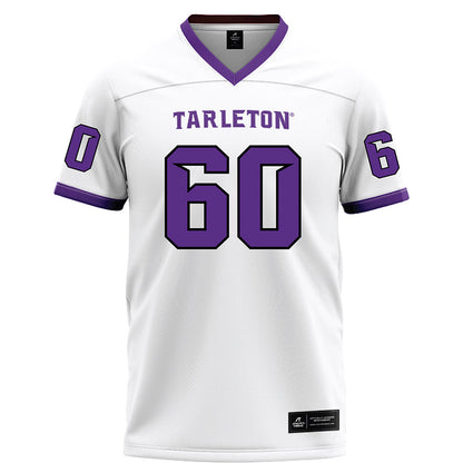 Tarleton State - NCAA Football : Hunter Smith - White Football Jersey-0
