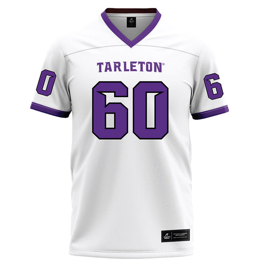 Tarleton State - NCAA Football : Hunter Smith - White Football Jersey-0