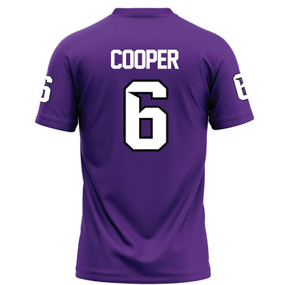 Tarleton State - NCAA Football : Darius Cooper - Purple Football Jersey