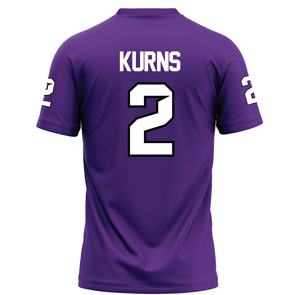 Tarleton State - NCAA Football : Kasyus Kurns - Purple Football Jersey