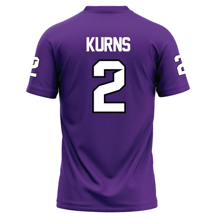 Tarleton State - NCAA Football : Kasyus Kurns - Purple Football Jersey
