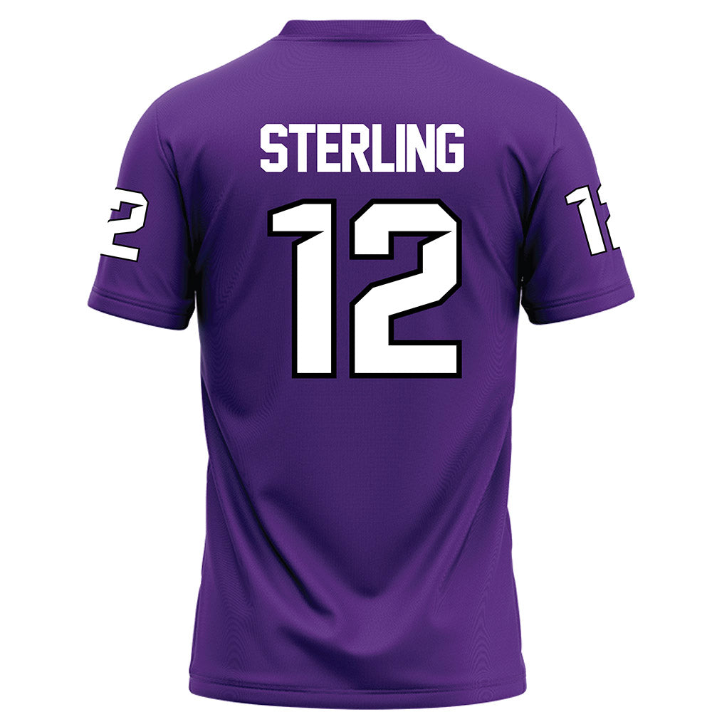 Tarleton State - NCAA Football : Devin Sterling - Purple Football Jersey