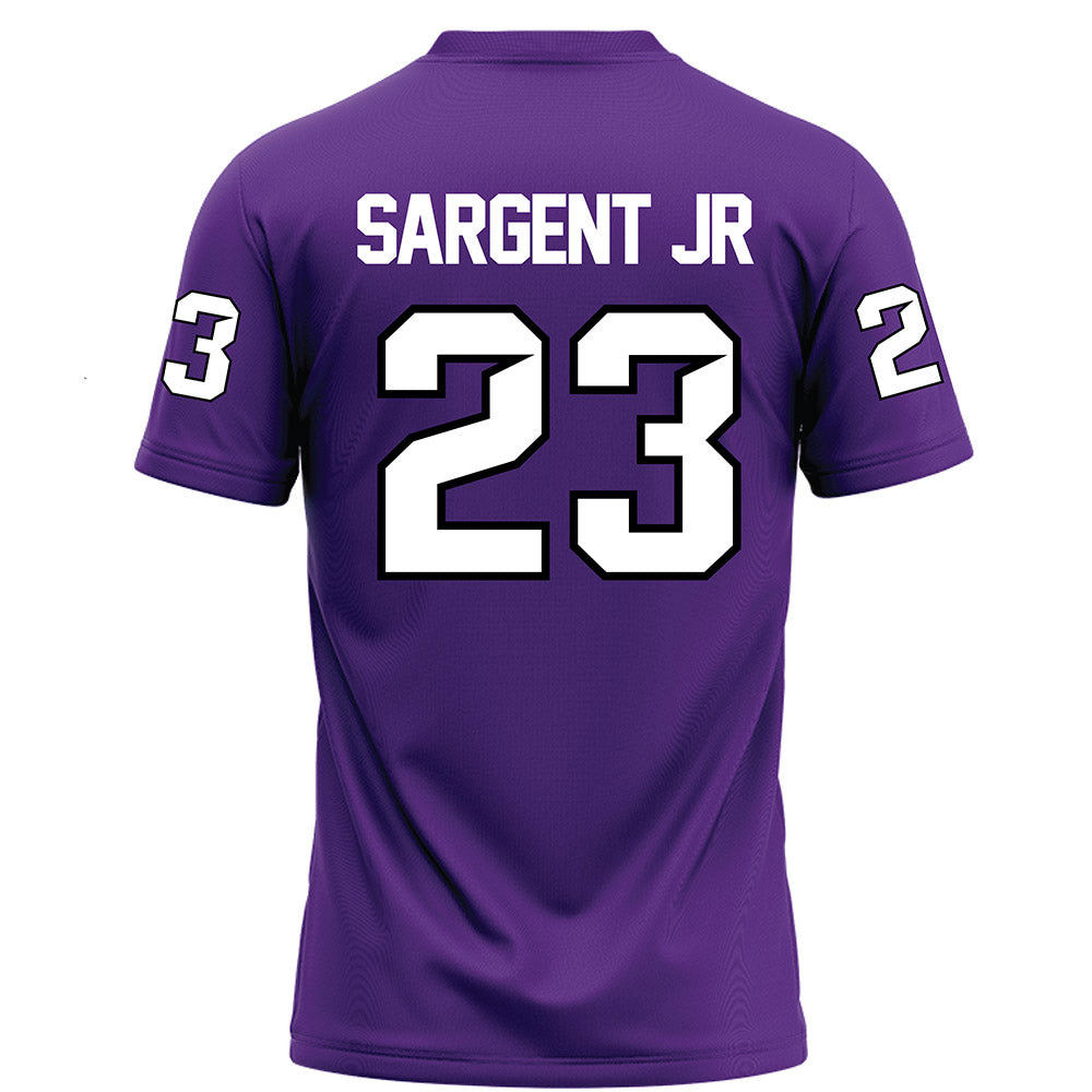 Tarleton State - NCAA Football : Adrian Sargent Jr - Purple Football Jersey