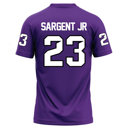 Tarleton State - NCAA Football : Adrian Sargent Jr - Purple Football Jersey