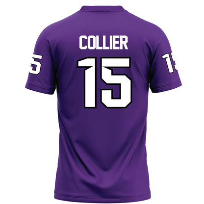 Tarleton State - NCAA Football : Cardea Collier - Purple Football Jersey-1