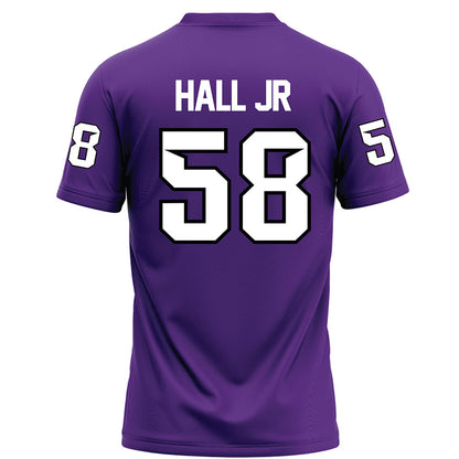 Tarleton State - NCAA Football : Artis Hall Jr - Purple Football Jersey