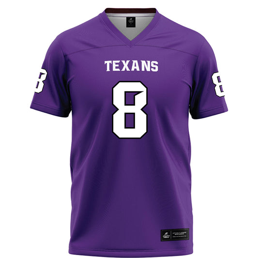 Tarleton State - NCAA Football : Braedyn Locke - Purple Football Jersey-0
