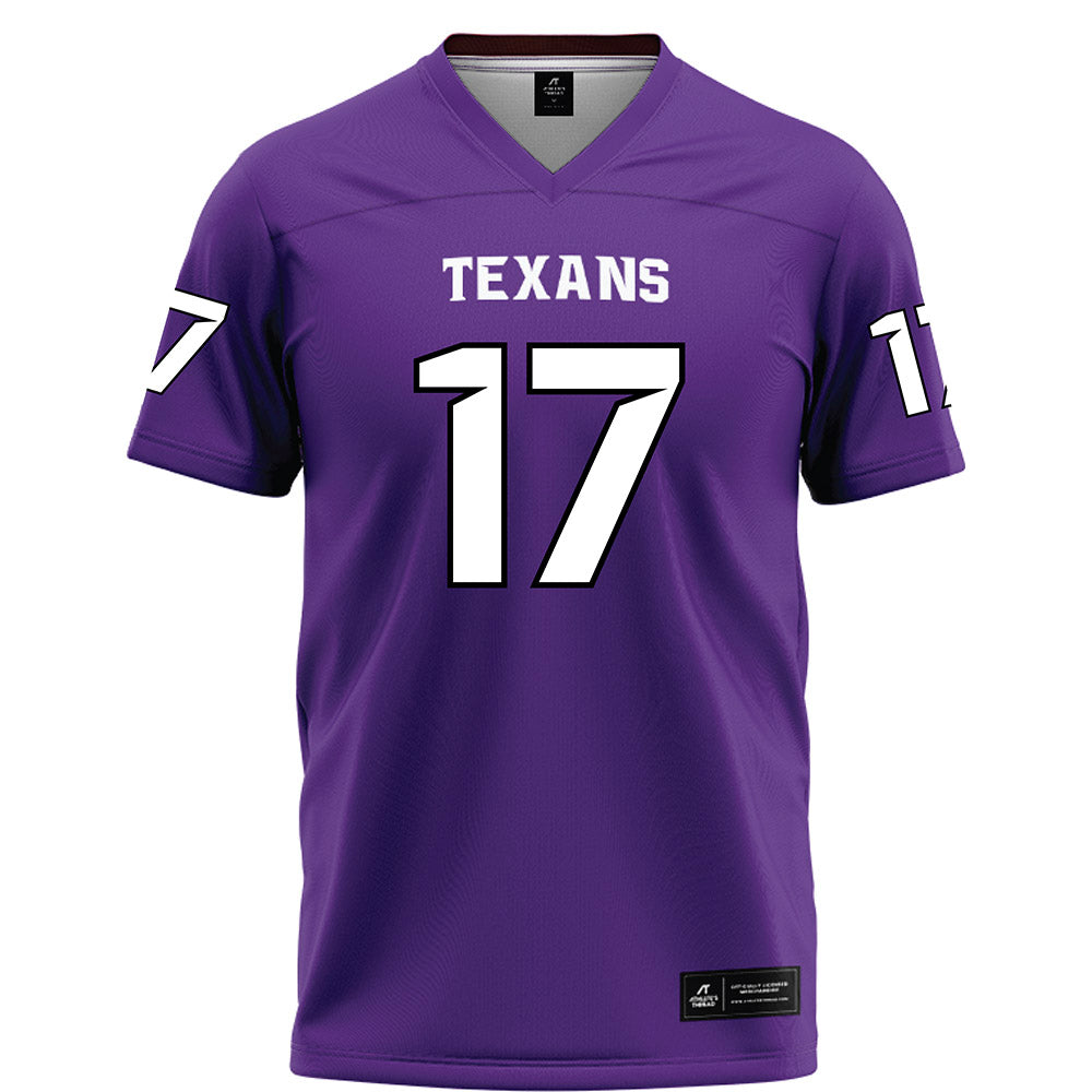 Tarleton State - NCAA Football : Michael Hodge Jr. - Purple Football Jersey-0