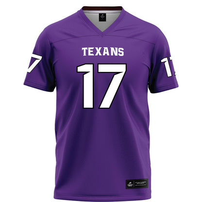 Tarleton State - NCAA Football : Michael Hodge Jr. - Purple Football Jersey-0