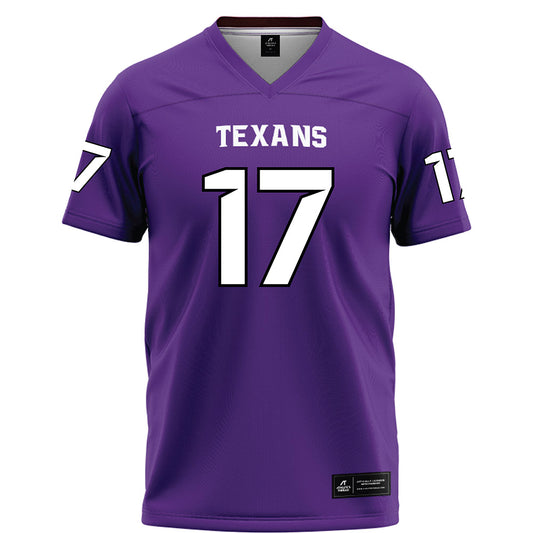 Tarleton State - NCAA Football : Michael Hodge Jr. - Purple Football Jersey-0