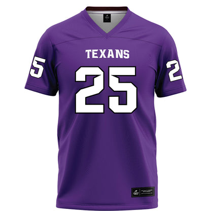 Tarleton State - NCAA Football : Steve Albert - Purple Football Jersey