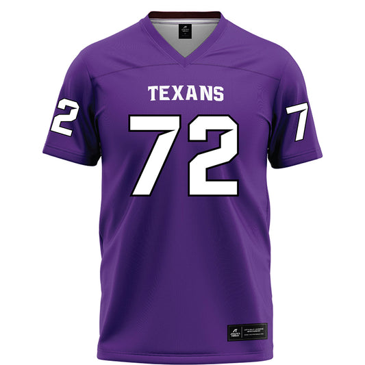 Tarleton State - NCAA Football : Terrance Saunders II - Purple Football Jersey-0