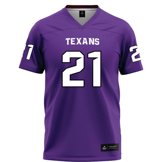 Tarleton State - NCAA Football : Jeremiah Postell - Purple Football Jersey-0