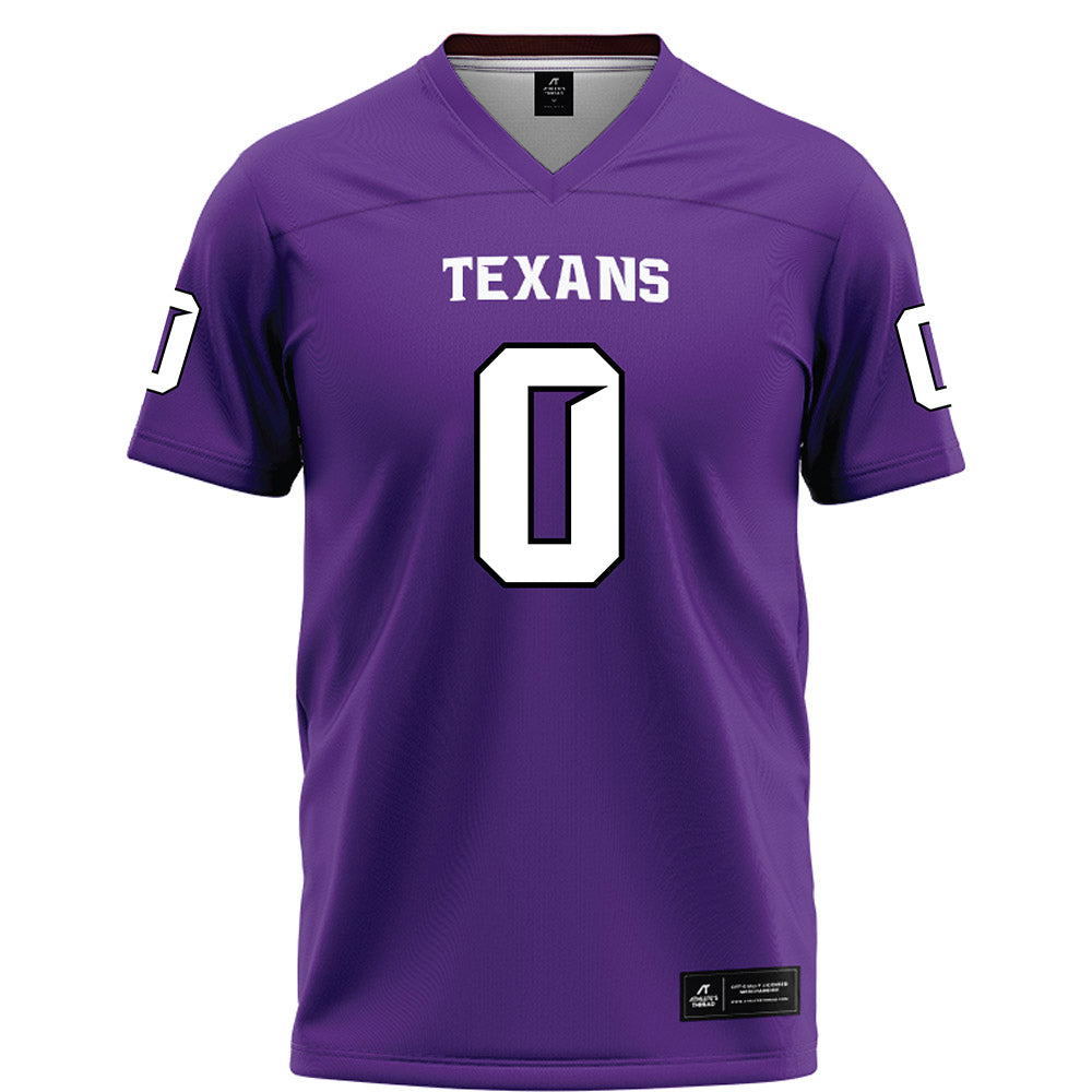 Tarleton State - NCAA Football : Kaleb Brown - Purple Football Jersey-0