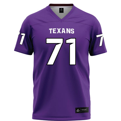 Tarleton State - NCAA Football : Connor Beeman - Purple Football Jersey