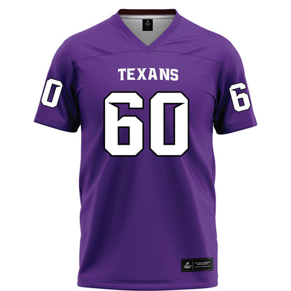 Tarleton State - NCAA Football : Hunter Smith - Purple Football Jersey-0