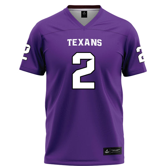Tarleton State - NCAA Football : Kasyus Kurns - Purple Football Jersey