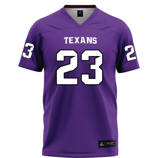 Tarleton State - NCAA Football : Adrian Sargent Jr - Purple Football Jersey