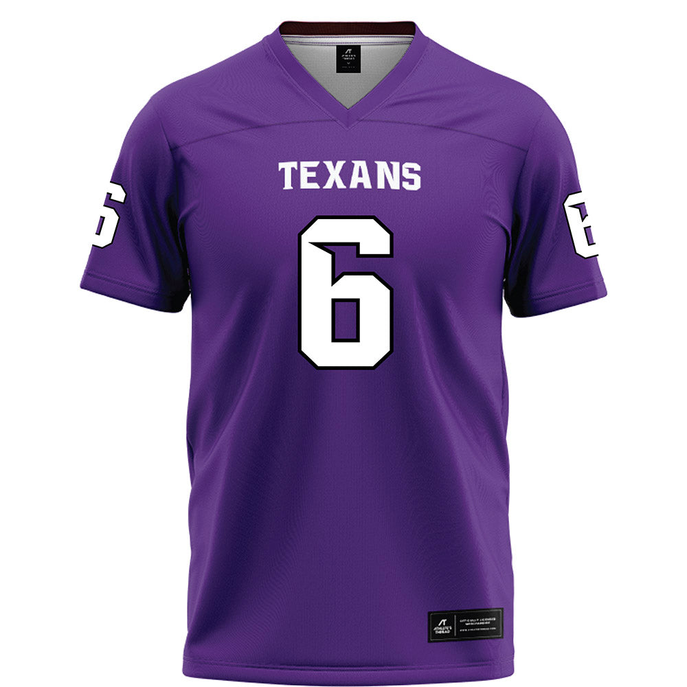 Tarleton State - NCAA Football : Ajai Harrell - Purple Football Jersey-0