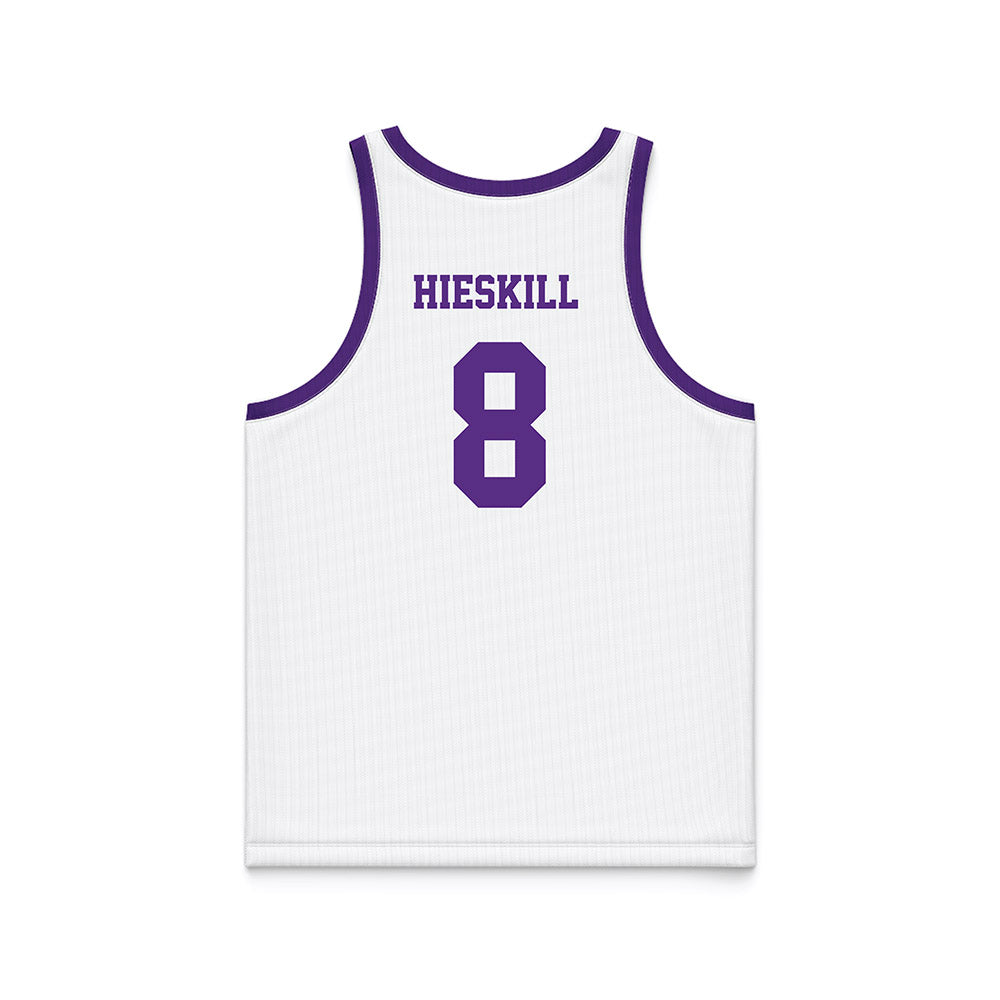 Tarleton State - NCAA Women's Basketball : Kristian Hieskill - White Basketball Jersey-1