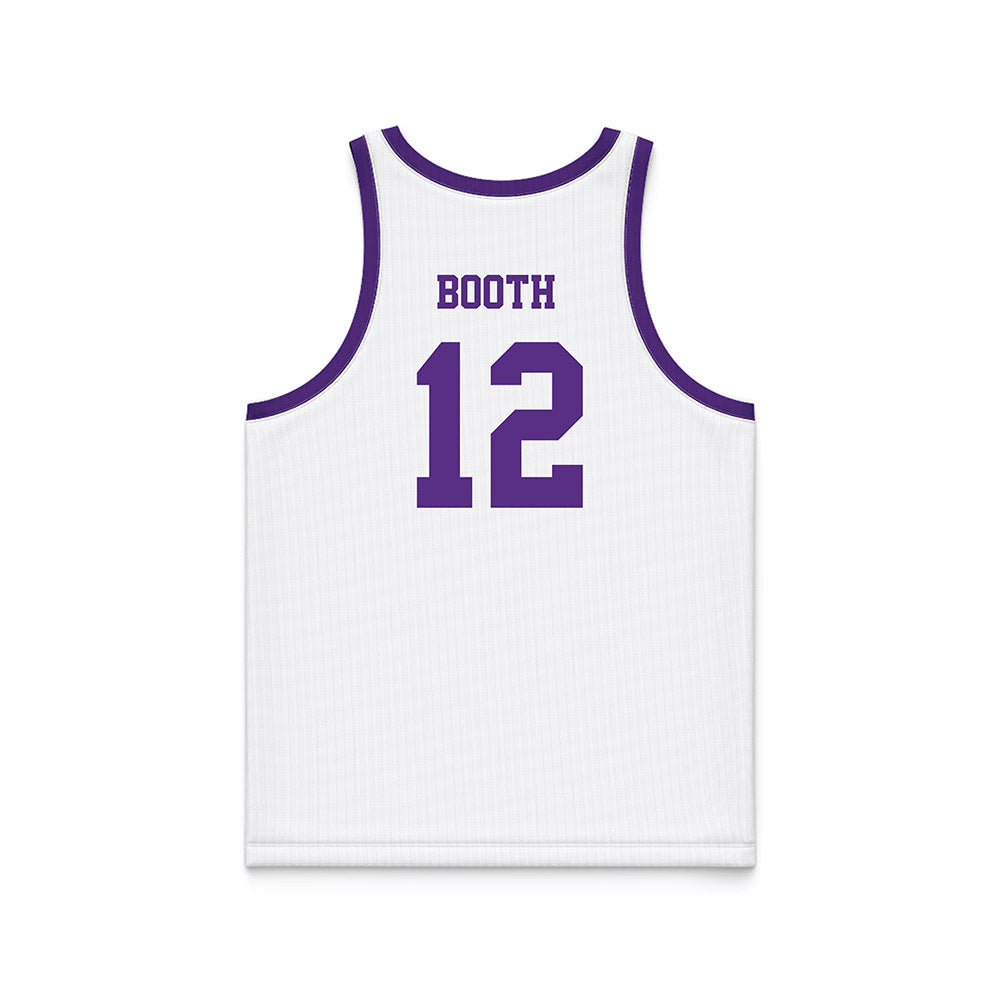 Tarleton State - NCAA Women's Basketball : Grace Booth - White Basketball Jersey-1