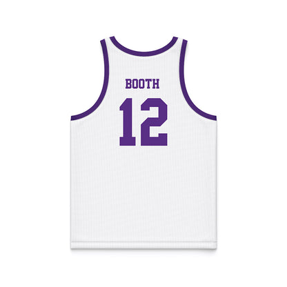 Tarleton State - NCAA Women's Basketball : Grace Booth - White Basketball Jersey-1