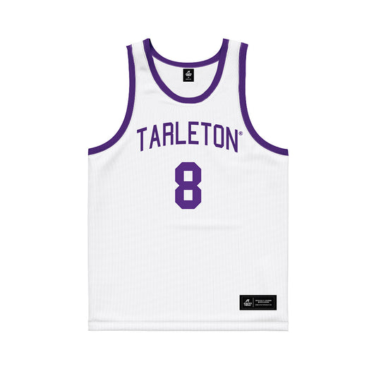 Tarleton State - NCAA Women's Basketball : Kristian Hieskill - White Basketball Jersey-0