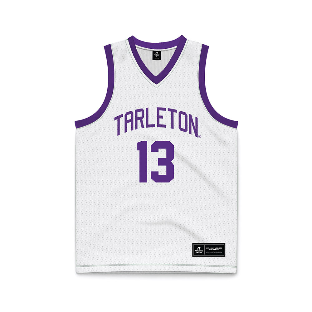 Tarleton State - NCAA Women's Basketball : Gia Adams - Purple Basketball Jersey-0