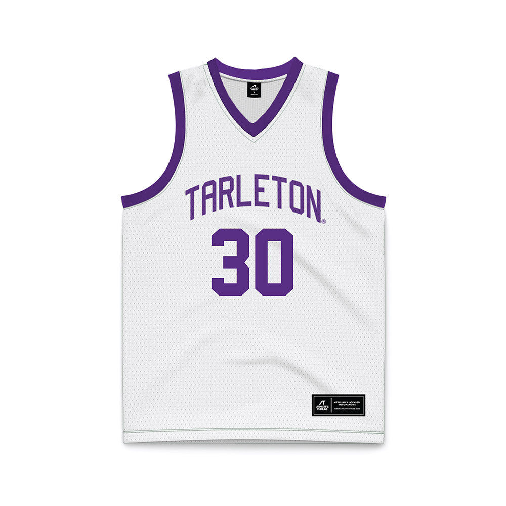 Tarleton State - NCAA Women's Basketball : Caroline Lyles - Purple Basketball Jersey-0