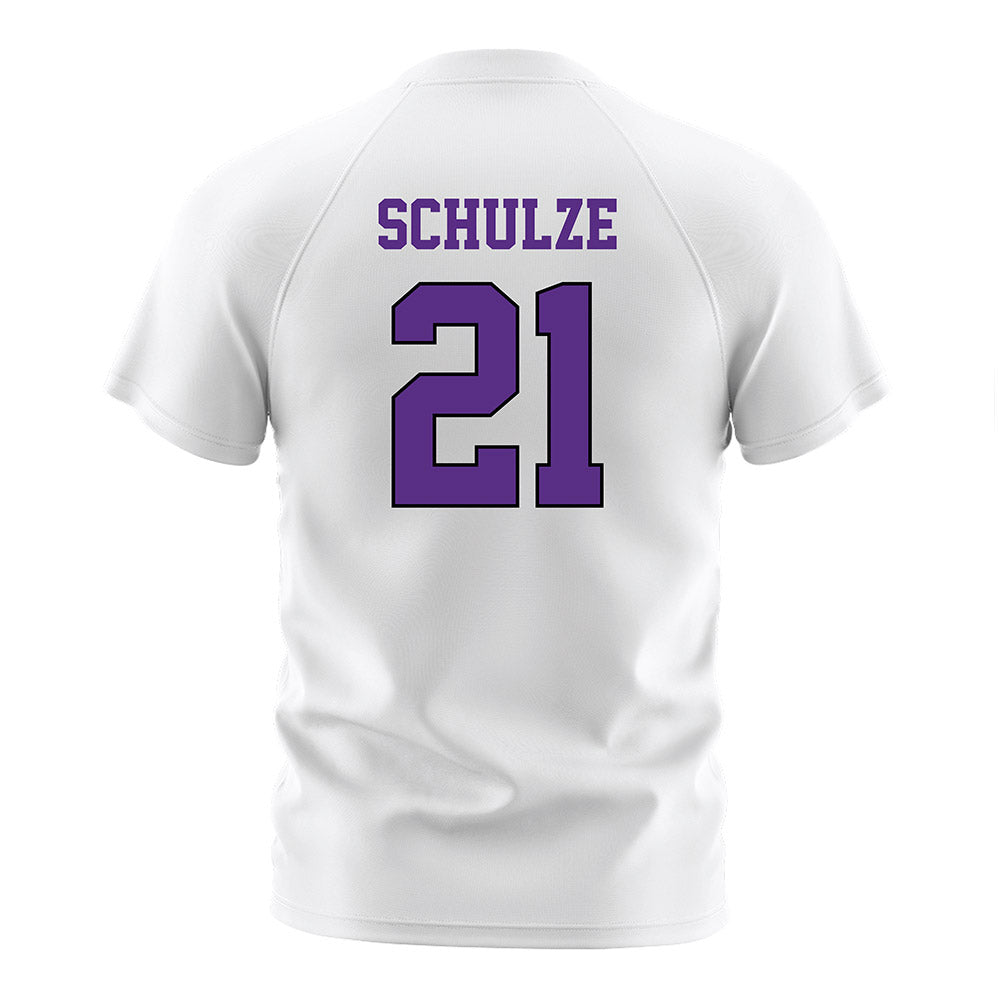 Tarleton State - NCAA Women's Soccer : Sammy Schulze - White Soccer Jersey-1