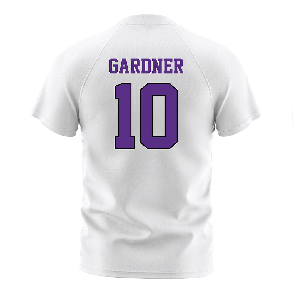 Tarleton State - NCAA Women's Soccer : Jaelyn Gardner - White Soccer Jersey-1