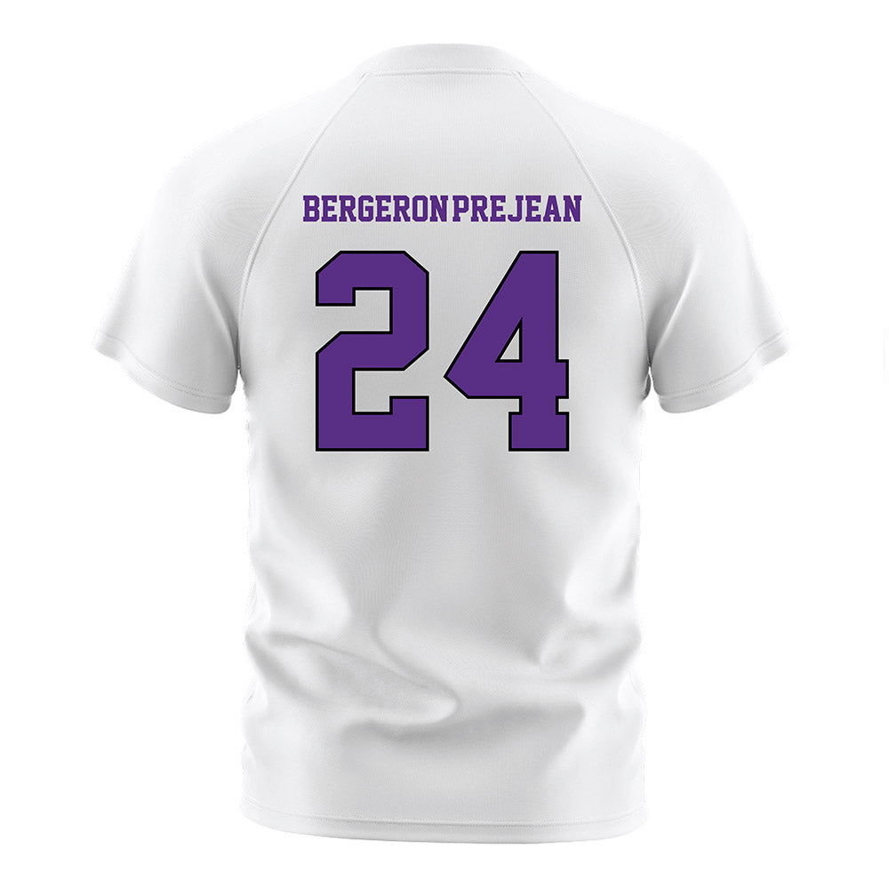 Tarleton State - NCAA Women's Soccer : Isa Bergeron-Prejean - White Soccer Jersey-1