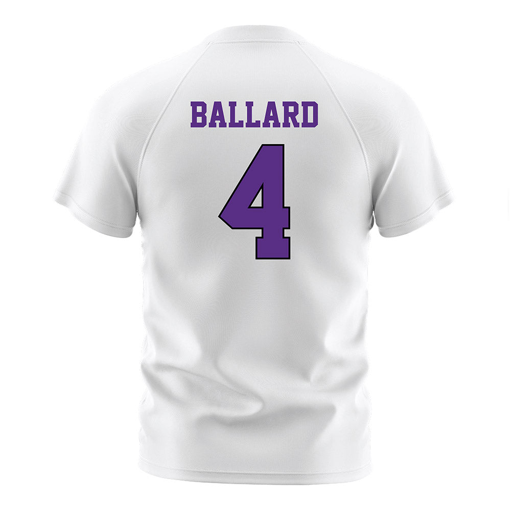 Tarleton State - NCAA Women's Soccer : Zoe Ballard - White Soccer Jersey-1