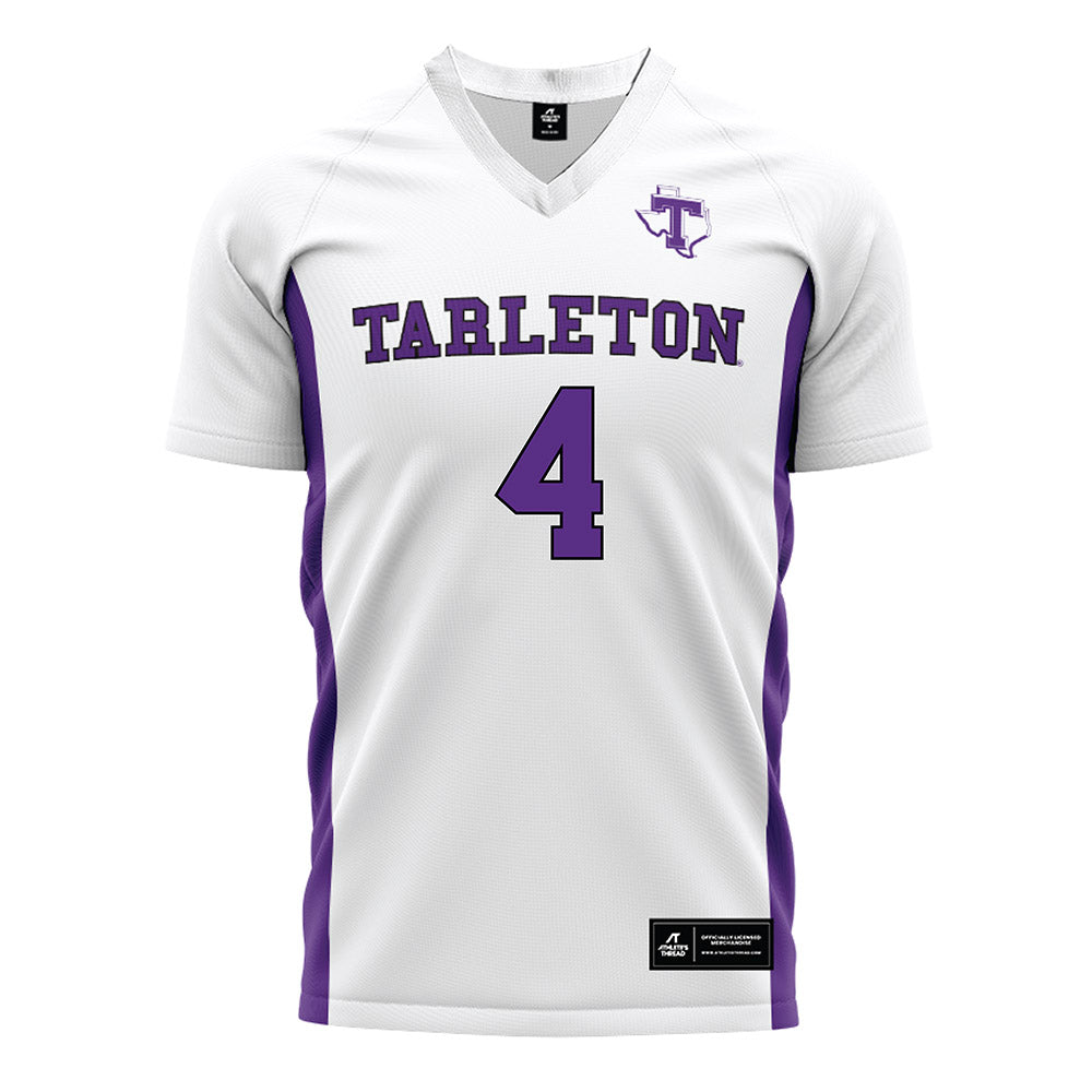 Tarleton State - NCAA Women's Soccer : Zoe Ballard - White Soccer Jersey-0